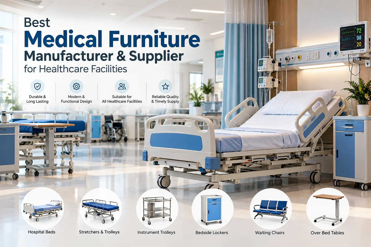 Best Medical Furniture Manufacturer & Supplier for Healthcare Facilities